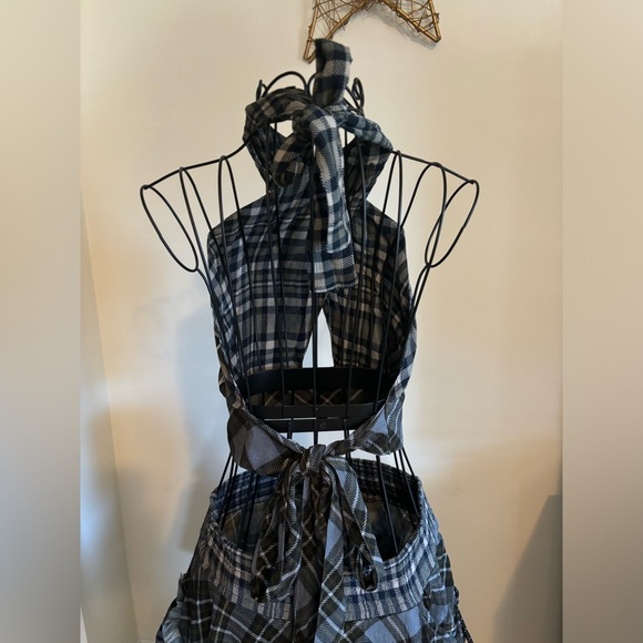 Dolls Kill Kurt Midi Skirt & Kurt Wrap Top Top Size 12(L), Skirt Size 10(M) - Picture 13 of 16